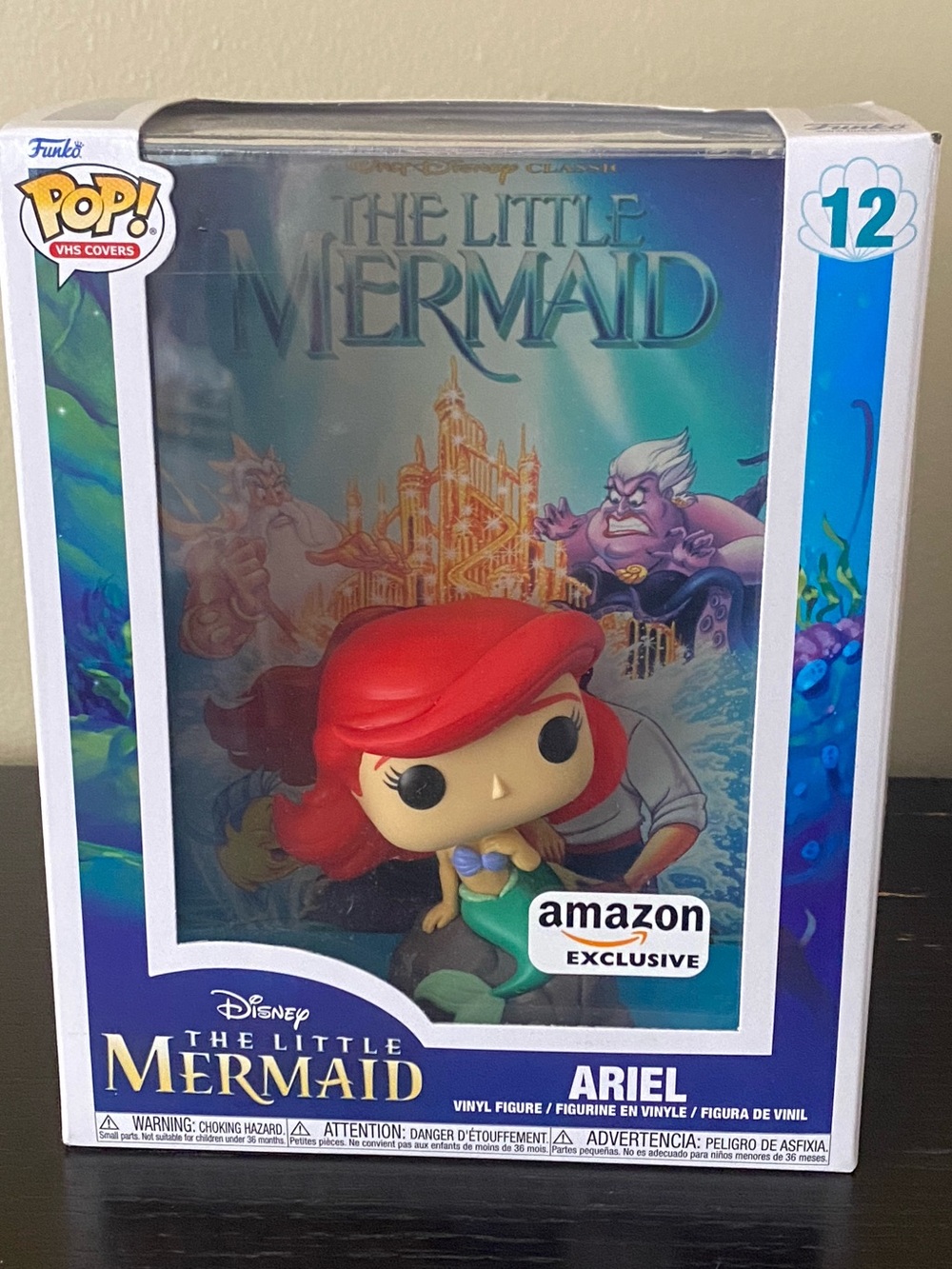 Funko Pop! VHS 📼 Covers Ariel Mermaid 🧜‍♀️ Vinyl Figure 🩵💚💙